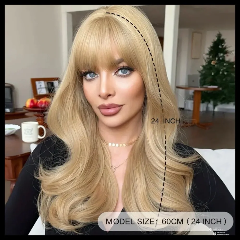LUXURIOUS HAIR 24” Golden Blonde Wig - Picture 5 of 14